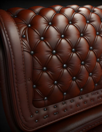 A Close Up Exploration Of The Finely Crafted Leather Chair An Icon Of Comfort And Class