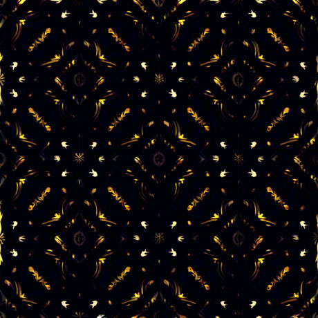 Elegantly Tangled The Enthralling Fusion Of Black And Gold Creates A Mesmerizing Pattern On A Captivating Black Canvas