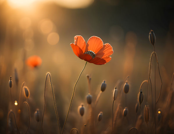 Ember Bloom The Lone Sentinel At Sundown