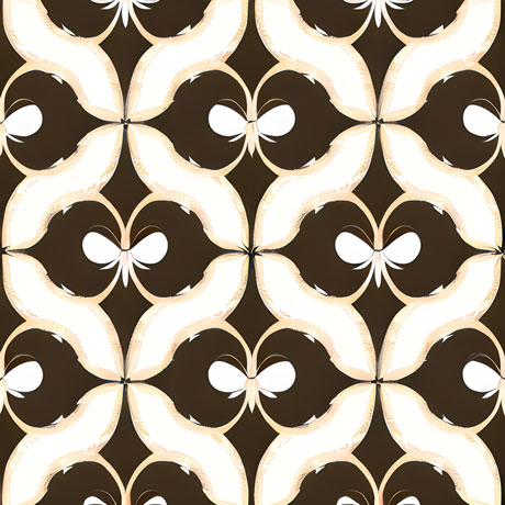 Tonal Harmony On This Pattern A Whimsical Dance Of Whites Butterflies On Dark Brown Background